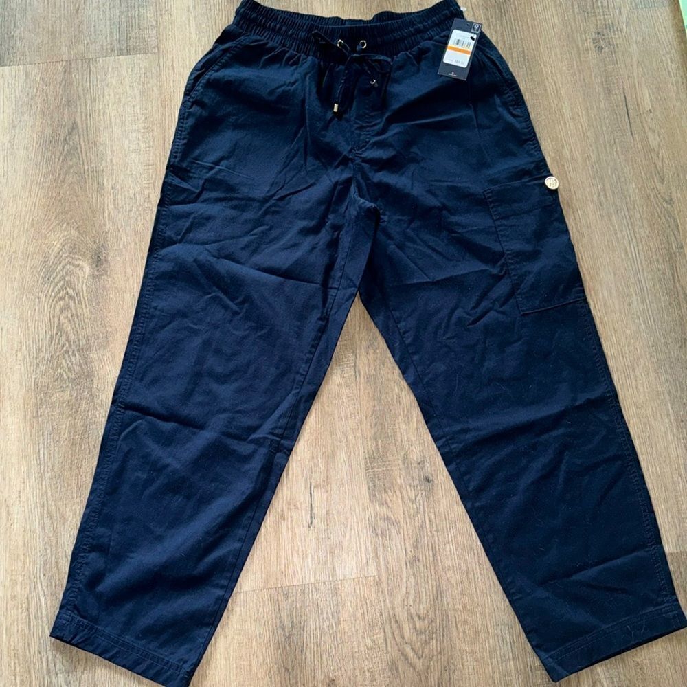NWT TOMMY HILFIGER NAVY BLUE JOGGER LIKE PANTS
